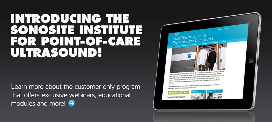 SonoSite institute: online platform voor educatie